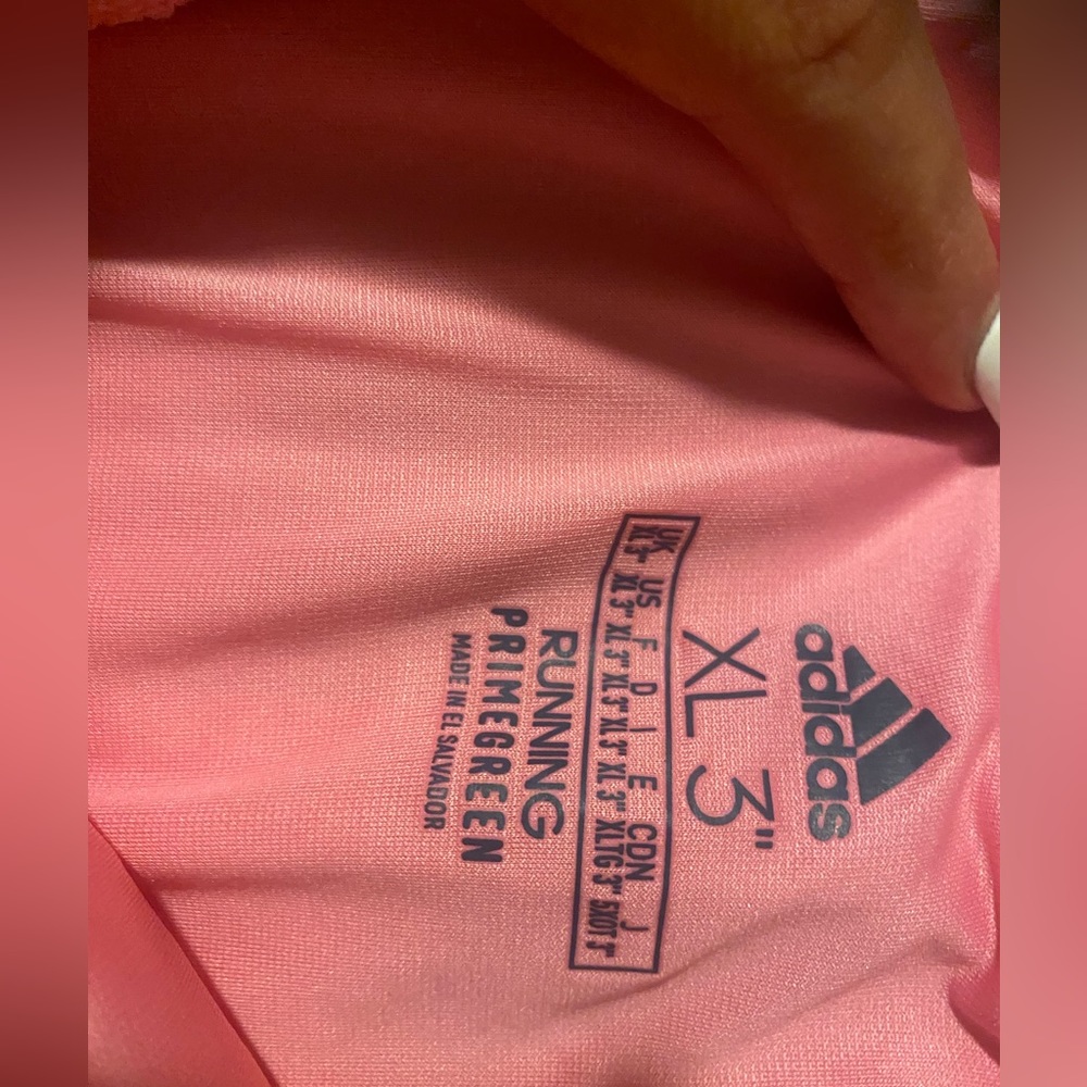 PINK ADIDAS AEROREADY XL RUNNING SHORTS NWT